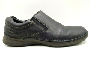 black leather hush puppies