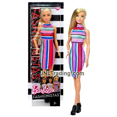 Year 2016 Barbie Fashionistas #68 Tall Caucasian Doll DYY98