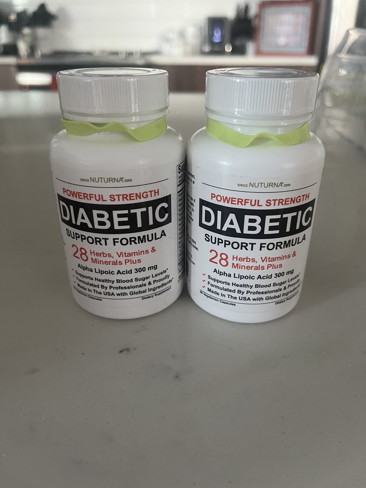 2 X Diabetic Support Supplement 28 Vitamins Minerals &Herbs 300 mg