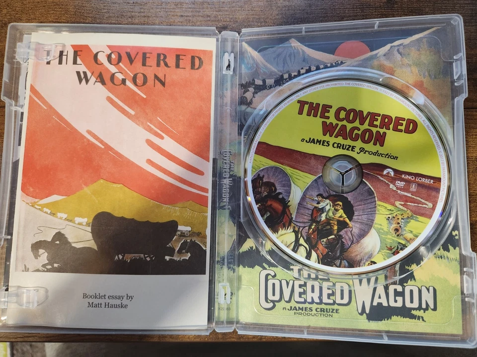 THE COVERED WAGON CLASSIC WESTERN SILENT MOVIE DVD 1923 RARE OOP KINO LORBER - Image 2 of 3