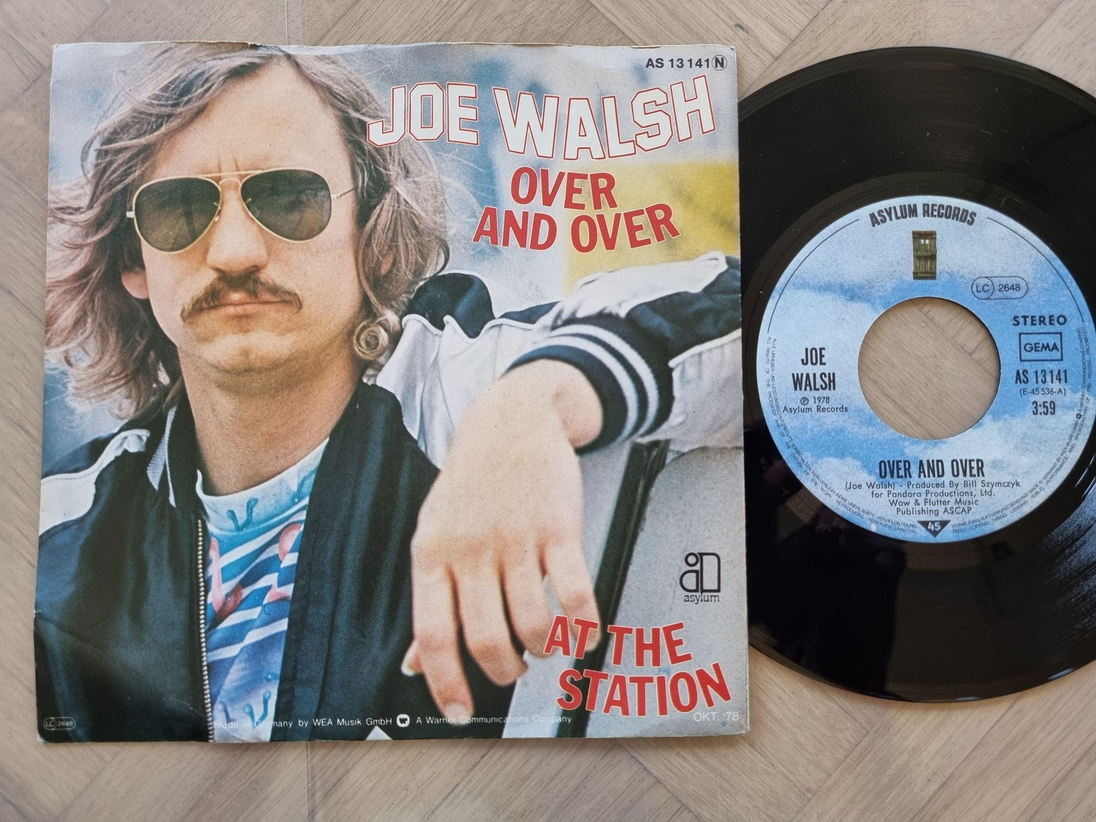 7"" Single Vinyl Joe Walsh - Over and over Germany