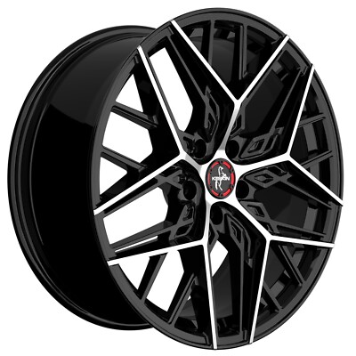20 Zoll Keskin KT25 Alufelgen Black Front Polish für Tesla Model 3 Highland Perf