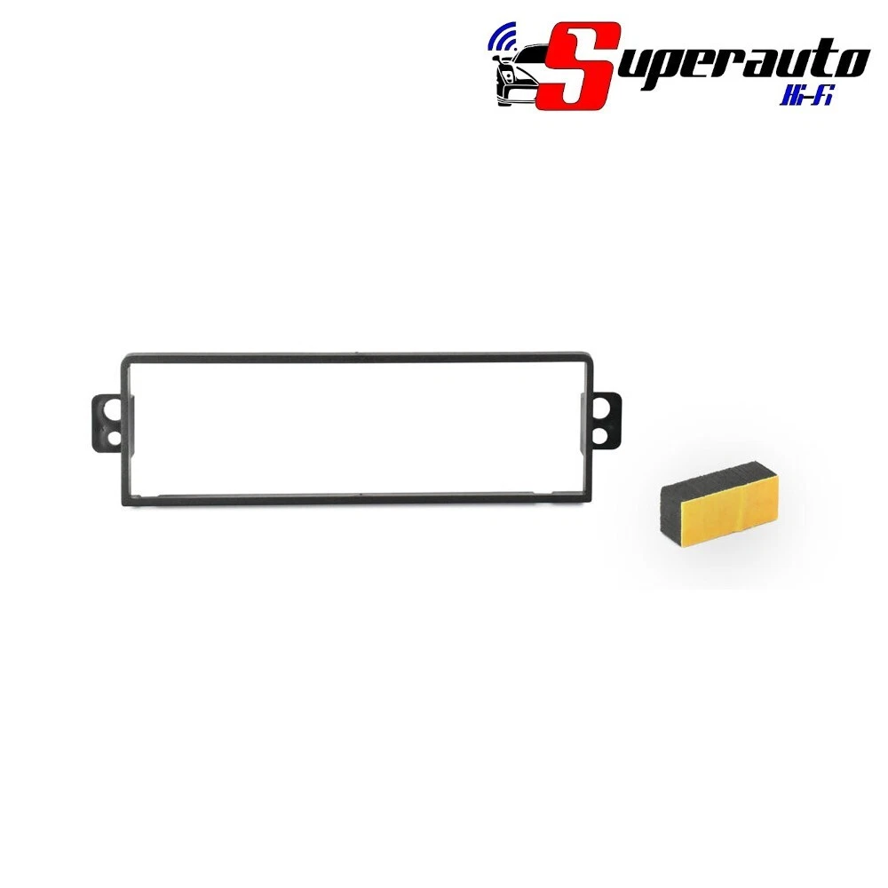 Kit Mascherina Adattatore Autoradio 1 DIN / 2 DIN Per Lancia Delta Nero Kit Inst 8699501213310