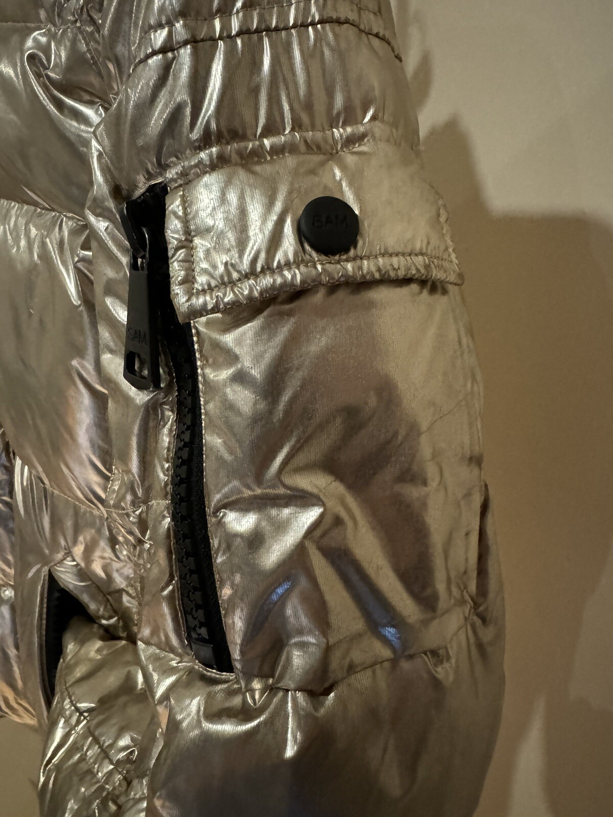 SAM. Freestyle Down Puffer Jacket Gold Women’s S … - image 10