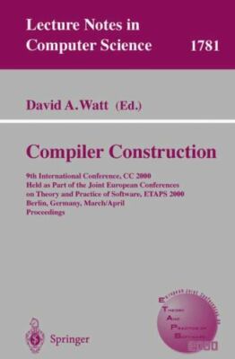Compiler Construction : 9th International Conference, Cc 2000, Held As Part o...