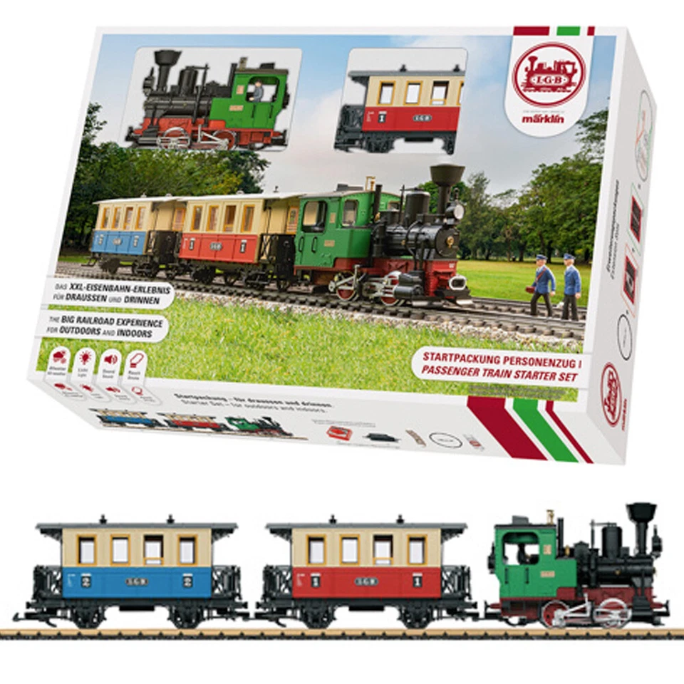 LGB Passenger Train Starter Train Set G Gauge 78307