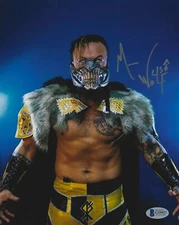 Mr Mecha Wolf 450 Signed 8x10 Photo BAS Beckett COA WWC WWE NXT Picture Auto'd 9