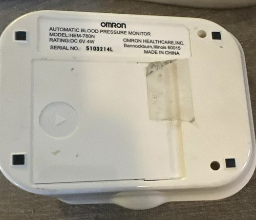 Omron Blood Pressure Monitor Model HEM-780 Tested - Picture 4 of 9