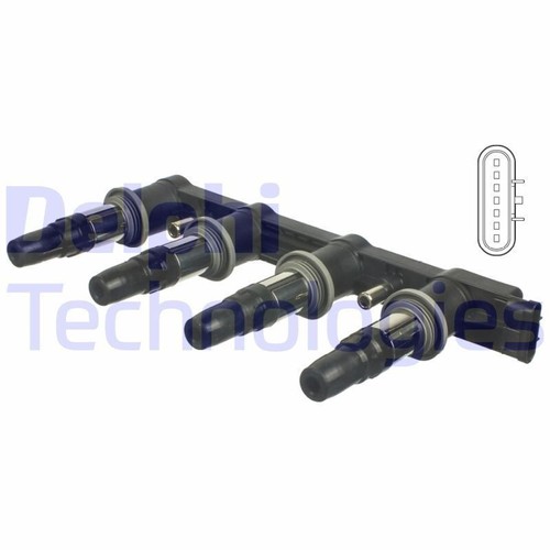 Delphi CE01840-12B1 Ignition Coil Fits Chevrolet Aveo Kalos Cruze Orlando - Picture 6 of 6