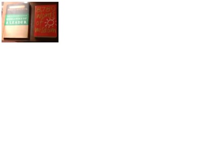 2 books - The 21 Indisputable Qualities of A Leader, 8,789 Words of Wisdom