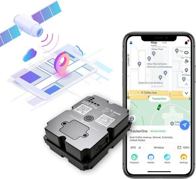 GPS-Tracker 4G LTE für Fahrzeuge, wasserdicht, magnetisch, lange Akkulaufzeit