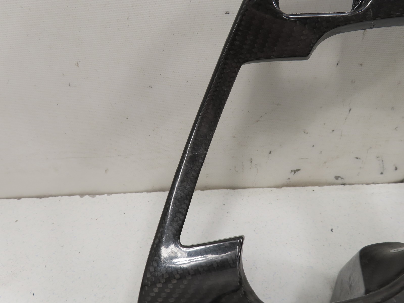 06 Lamborghini Gallardo Grab Handle Door Interior Carbon Fiber Left OEM 40086717