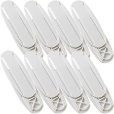 8 Pcs Power Strip Holder Punch Free Self Adhesive Socket Organizer Wall Mount