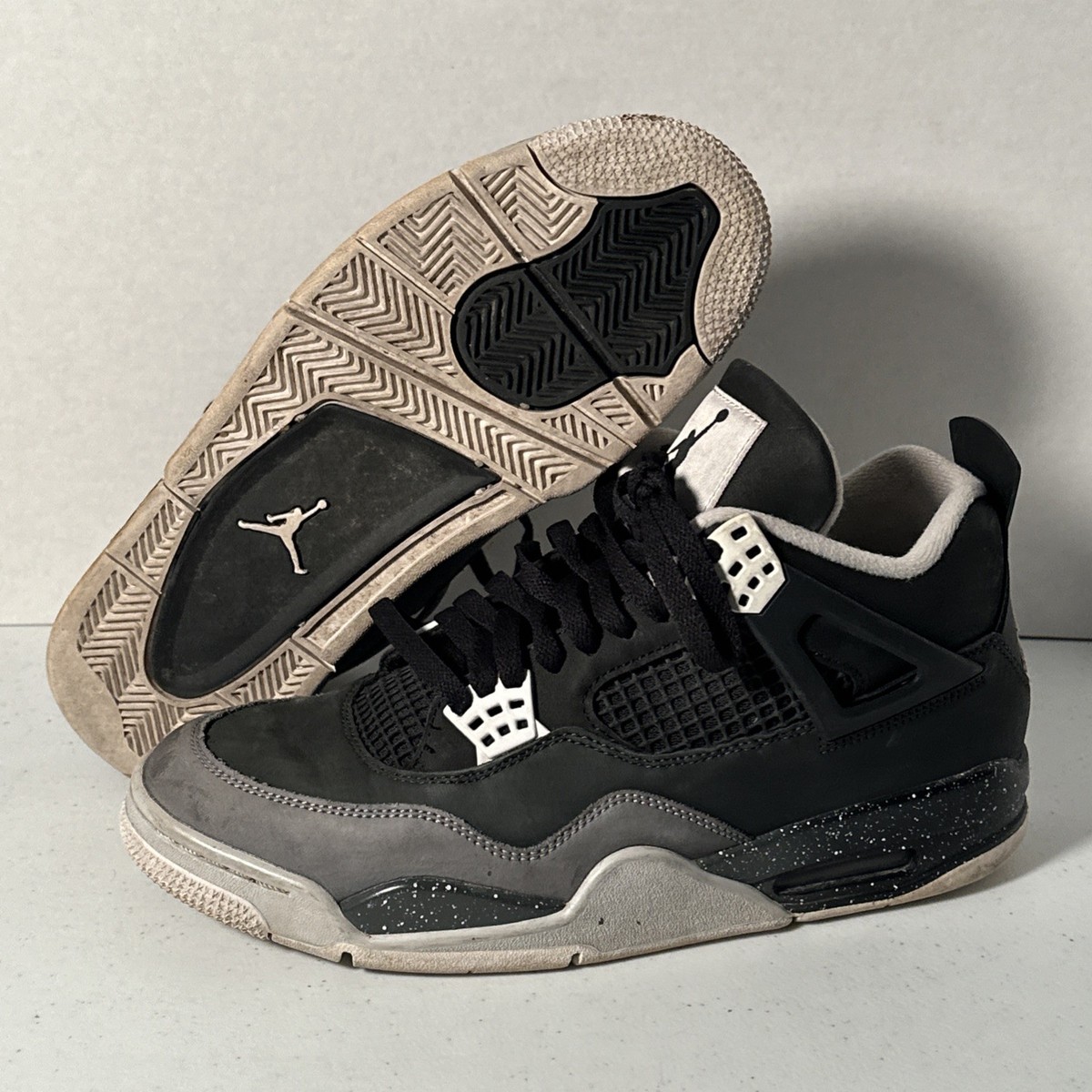 Air Jordan 4 Retro Fear‎ 2024 Black White Anthracite FQ8138-002 Mens 10.5 Air Jordan 4 Retro Fear 2024 FQ8138-002 | More Sneakers main image 4