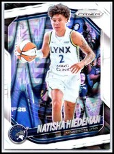 2025 Panini Prizm WNBA #53 Natisha Hiedeman White Seismic Prizms Minnesota Lynx