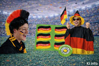 Fan Set, 3-Tlg. Deutschland Em Wm FußBallparty Germany Fanartikel 129981113F