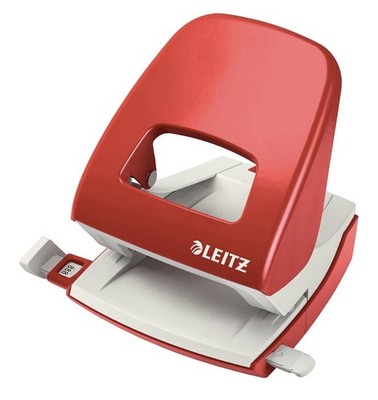Office Metal Hole Punch for 30 Sheets, Stop Rail with Format Details,