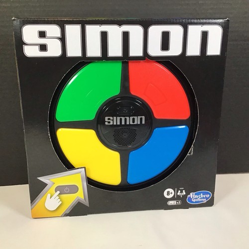 Hasbro Gaming Simon Says Juego de Memoria Electrónica Edades 8 Plus Ver Video NUEVO - Imagen 1 de 3