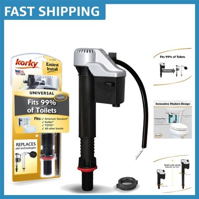 Effortless Replacement Toilet Fill Valve - Fits All Major Brands, Made in USA