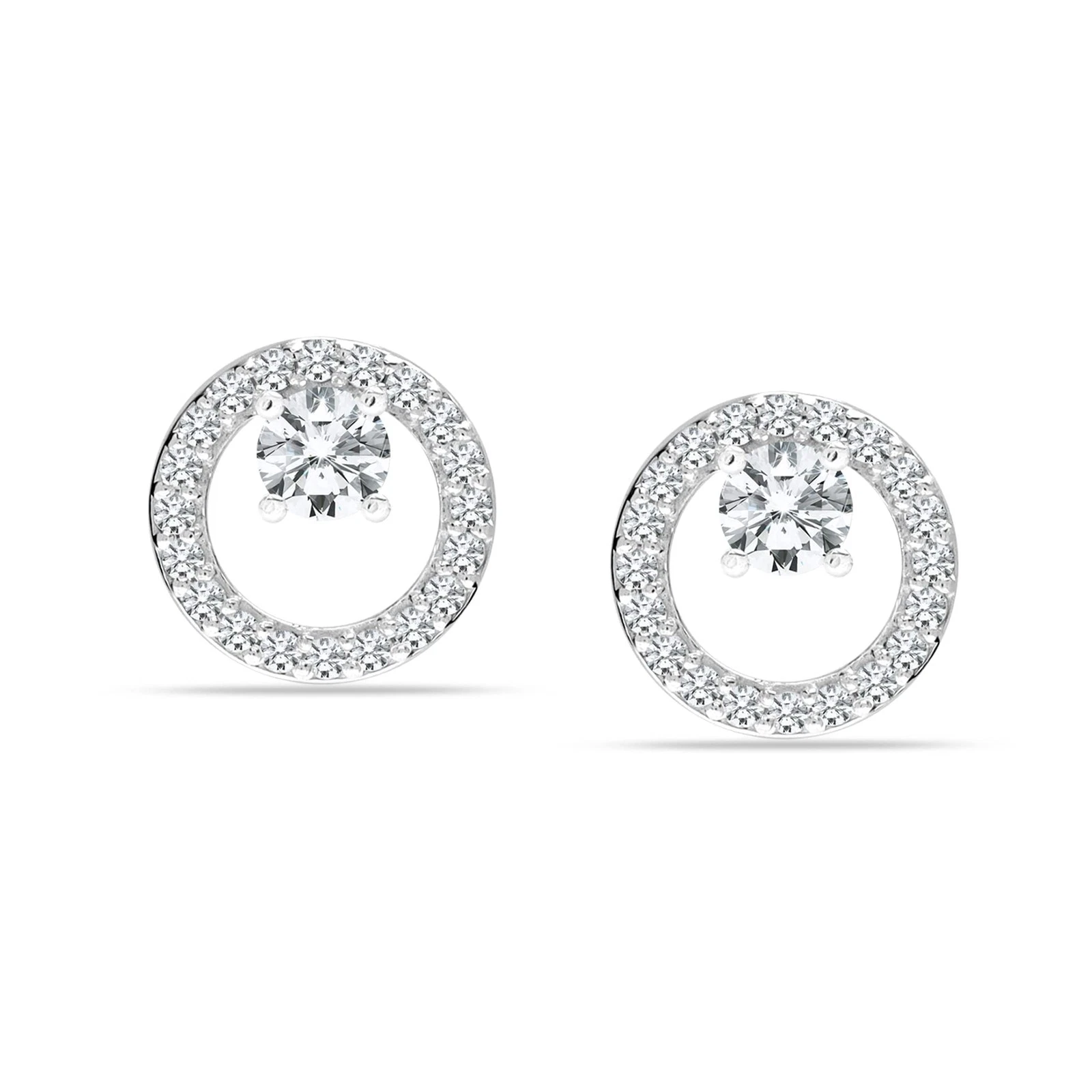 Charmsy for Her 925 Sterling Silver Jewelry Lightweight Cubic-Zirconia Small ...