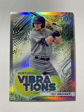 2022 Bowman Baseball Virtuosic Vibrations - Trey Sweeney - New York Yankees