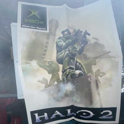 Halo 2 Official Xbox Magazine Poster Master Chief Video Game Art Gloss Paper