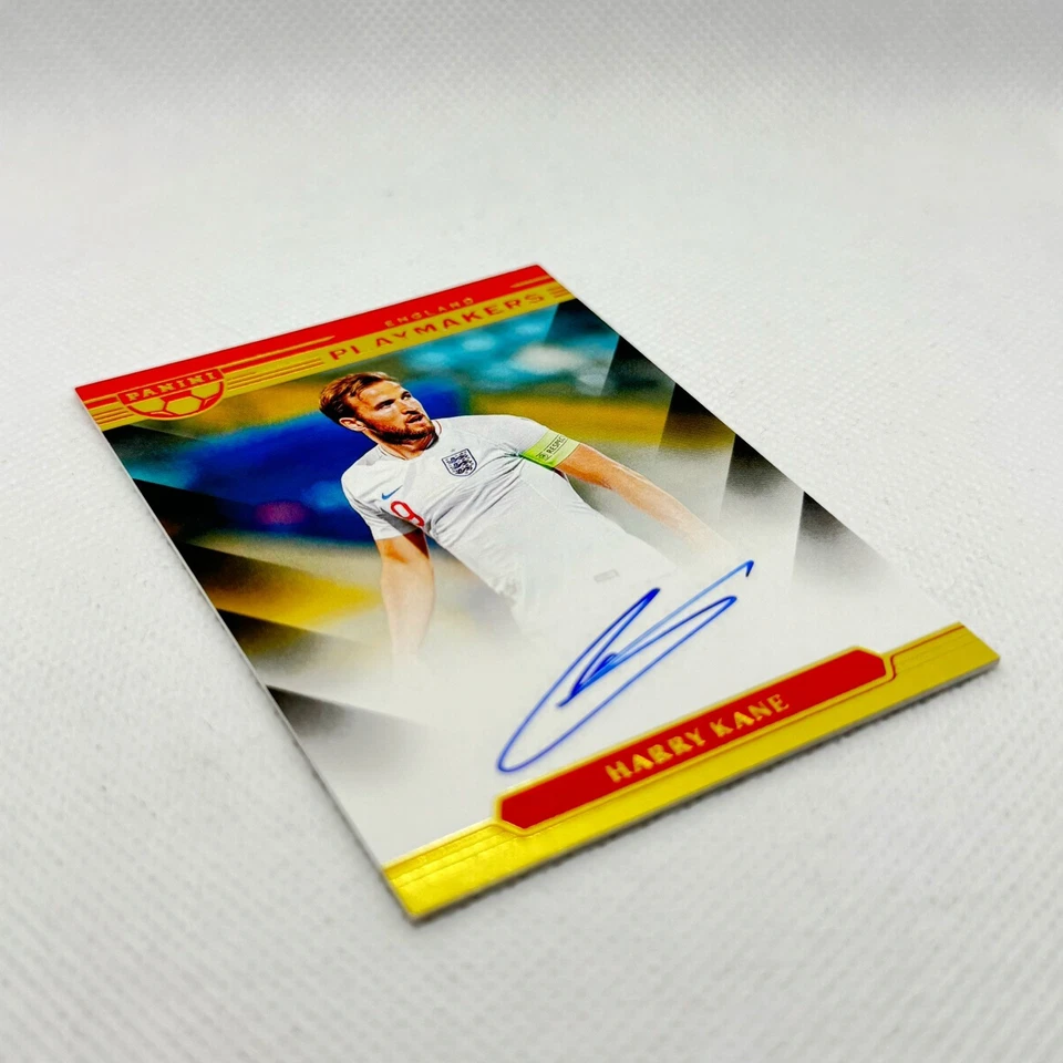 2019 Panini Soccer Harry Kane Playmakers On Card Autograph Auto - England - Image 2 of 3