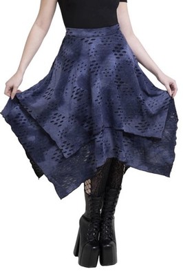 Killstar X Corpse Bride Hauntly Maiden Midi Skirt S Tim Burton Goth Witchy
