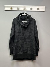 Sudadera Calvin Klein Performance para mujer mediana negra camuflada capucha cuello sudadera con capucha