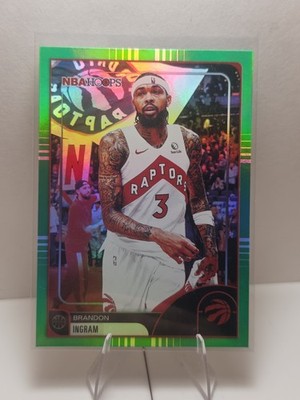 2025-26 NBA Hoops Brandon Ingram Green Hoops #224 -Raptors SP Basketball