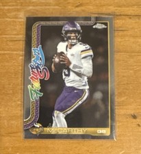 2025 Topps Chrome Football #FS-18 JJ McCarthy Future Stars Refractor