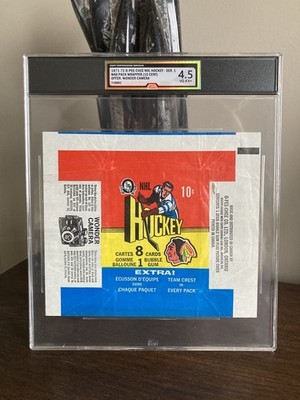 1971-72 O-PEE-CHEE NHL HOCKEY WAX WRAPPER SERIES 1 - ICERT 4.5 GRADE VERY RARE!!