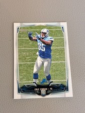 Eric Ebron *RC* 2014 Topps #340 Rookie Card Detroit Lions. rookie card picture
