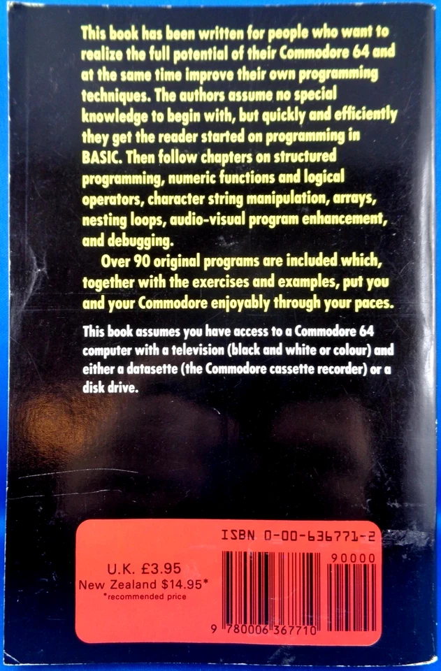 COMMODORE 64/128 -- BETTER PROGRAMMING FOR YOUR COMMOD. 64 (FONTANA - BUCH) #2EN - Bild 2 von 2