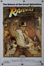 Raiders Of The Lost Ark - movie poster - 27x40 - 1981 - REPRINT REPRINT