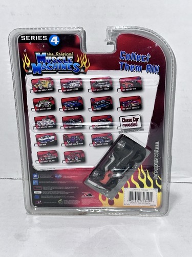The Original Muscle Machines 1:64 1962 Chevy Bel Air Gasser Funline MOC Maroon - Picture 14 of 14