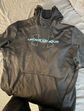 Under Armour Men's Size M UA Hustle Fleece Hoodie - Black 1300123 