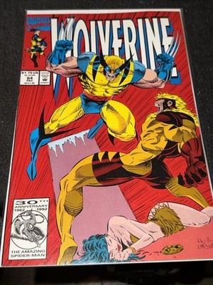 Wolverine #64 December 1992 Spiderman 30th Anny Issue NM Marvel Bagged/Boarded