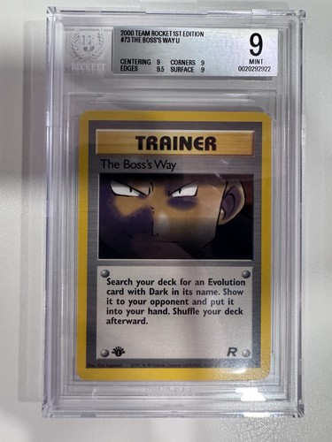 The Boss's Way (1st Edition) graded BGS 9 for sale on eBay