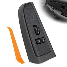 Passenger Side Power Window Switch W/Bezel Compatible with 2003-2007 Chevy Silve