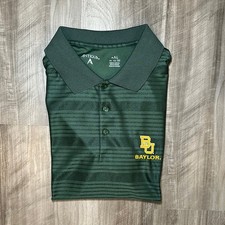 Baylor Bears Antigua Striped Polo - 2XL