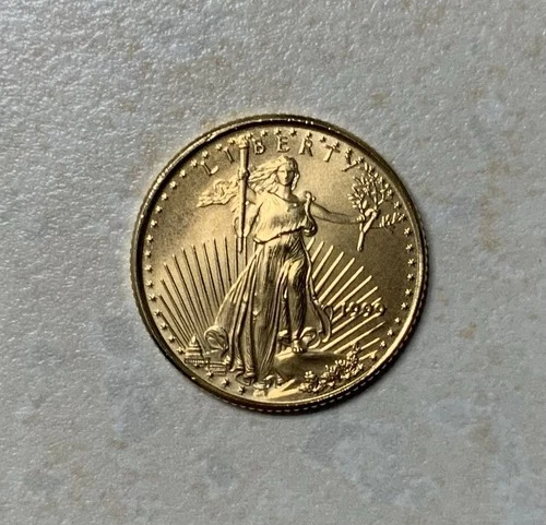 1999 American Eagle G$5 USD 1/10 OZ-T Tenth Troy Ounce Gold Coin Type 1 Bullion