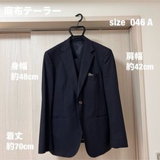 Azabu Tailor Men's Suit JETCRUISE Navy Set Made to Order