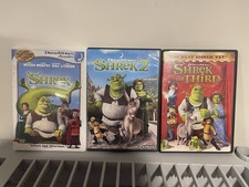 Shrek 1, Shrek 2, Shrek the Third DVD Lot