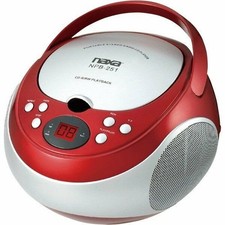 Naxa Portable CD Player with AM/FM Radio Red - NPB251RD