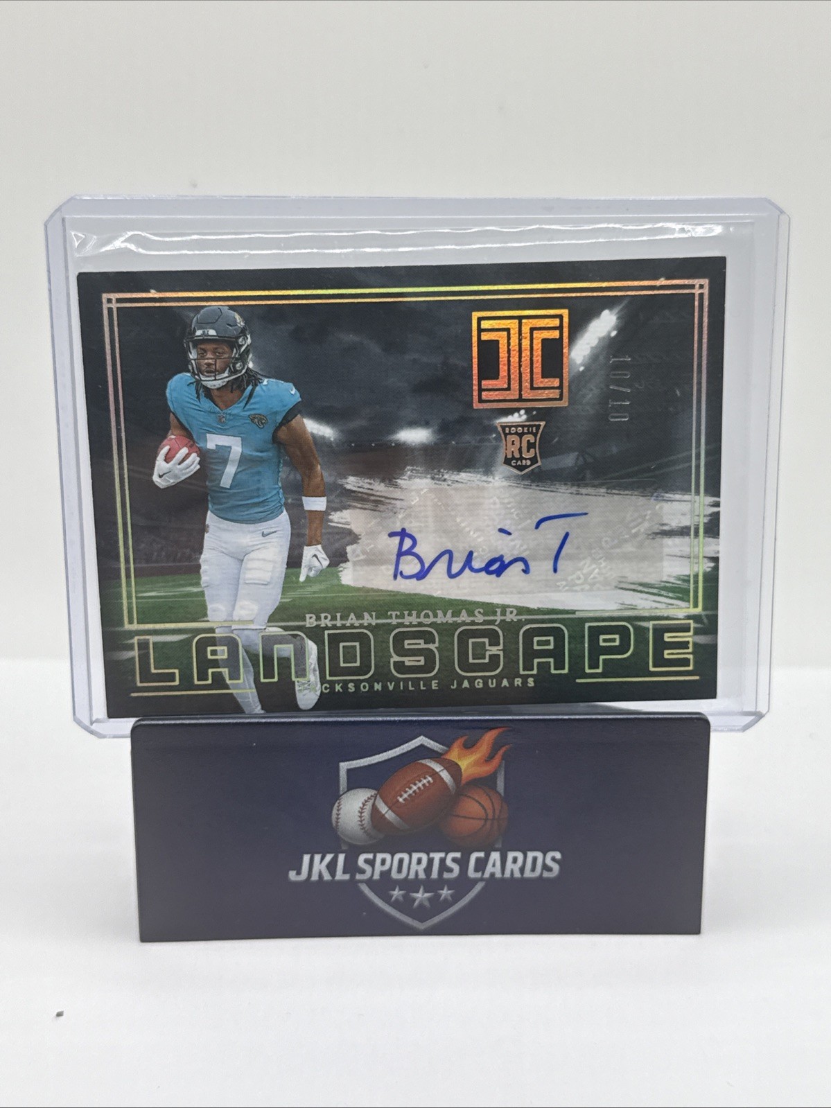 2024 Panini Impeccable Brian Thomas Jr. (RC)  Landscape Gold Auto 10/10
