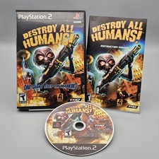 Destroy All Humans PS2 PlayStation 2 Complete CIB Tested Refurbished Excellent