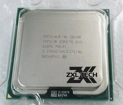 Intel Core 2 Duo E8600 3.33GHz Dual-Core 6MB LGA 775 SLB9L CPU Processor 65W