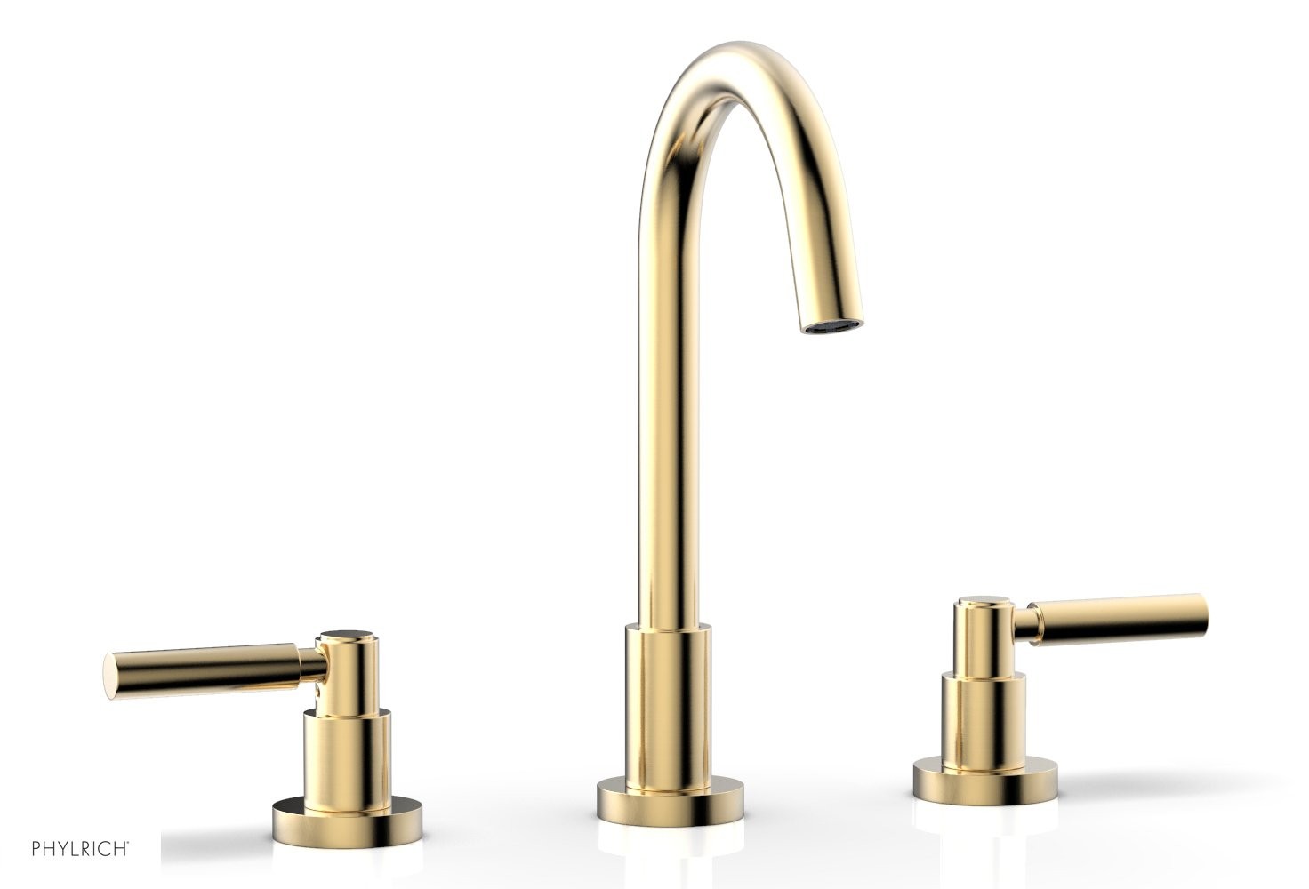 Phylrich Asteri AST130/004 Basic Widespread Faucet Satin Brass