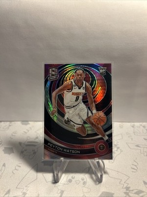 2022-23 Panini Spectra Peyton Watson Asia Pink Prizm RC #171 Denver Nuggets